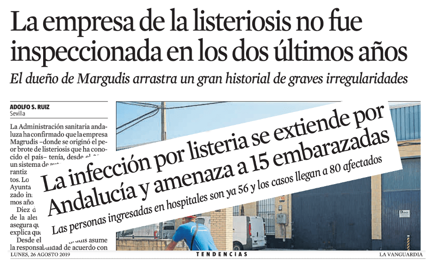 Brotes de intoxicación alimentaria en España