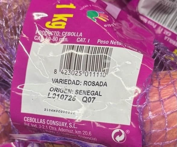 Seguridad alimentaria y etiquetado: el país de origen sí importa